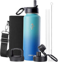Coolflask Water Bottle 40 oz Insulated by Coolflask