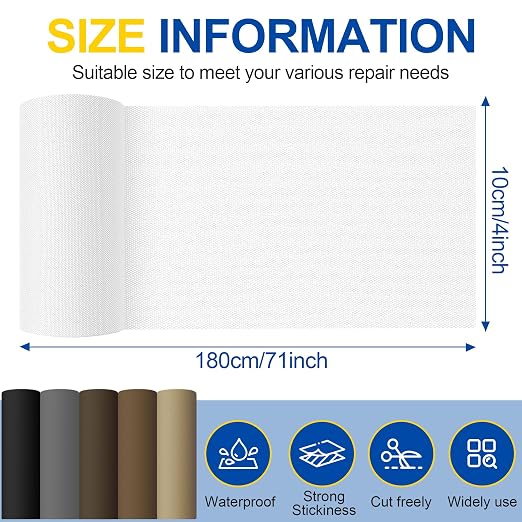 Fabric Repair Tape, Self Adhesive Canvas Repair Patch, Waterproof Outdoor - Image 2