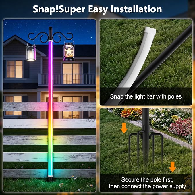 AILBTON 2-Pack 6.6FT RGB+IC Neon Ambient Light - Image 3