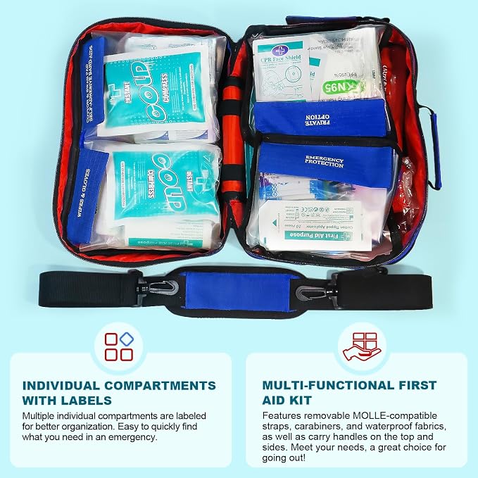 Professional 435 Pieces Large First Aid Kit - Image 4