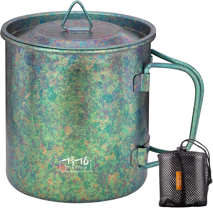 TiTo Titanium Cup Titanium Pot by TiToTitanium