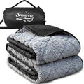 Waterproof Outdoor Blanket 92”X 60” Packable, Stadium Blankets by sowwon