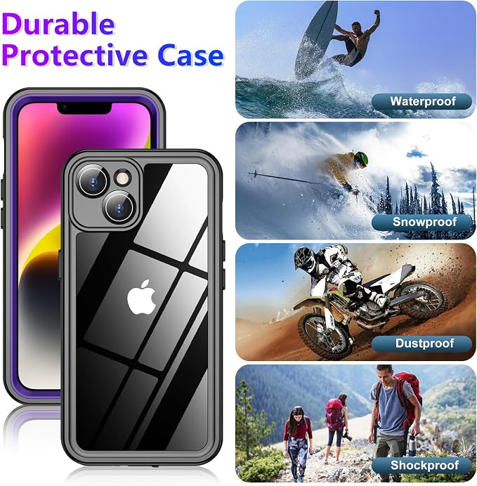 Red2Fire 2024 New for iPhone 14 Case Waterproof, Phone Case for iPhone 14 6.1" - Image 6