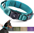 2026 Upgrade Waterproof AirTag Dog Collar, Military Tactical Dog Collar by ODOKELE