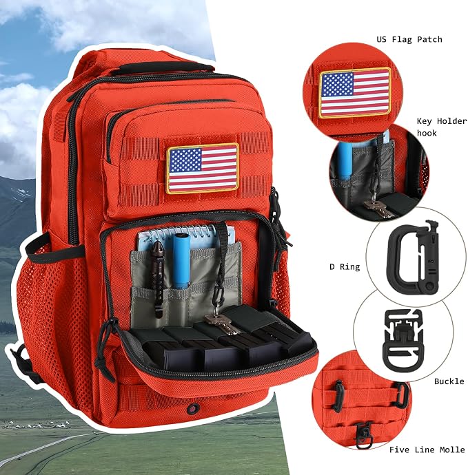 Rover Sling Pack Tactical Shoulder Sling Bag Backpack - Image 5