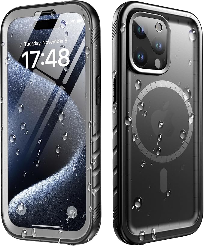 Cozycase for iPhone 15 Pro Waterproof Shockproof Dustproof Case by Cozycase