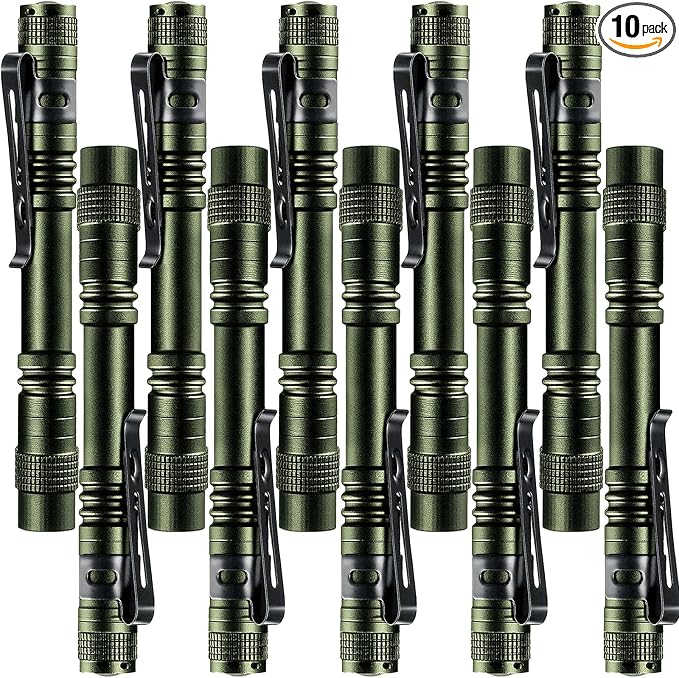 Beieverluck 10 Pack Mini LED Flashlight by Beieverluck