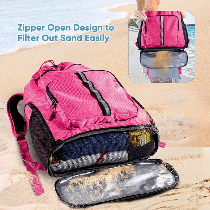 Large Beach Backpack Waterproof Sandproof - Image 3