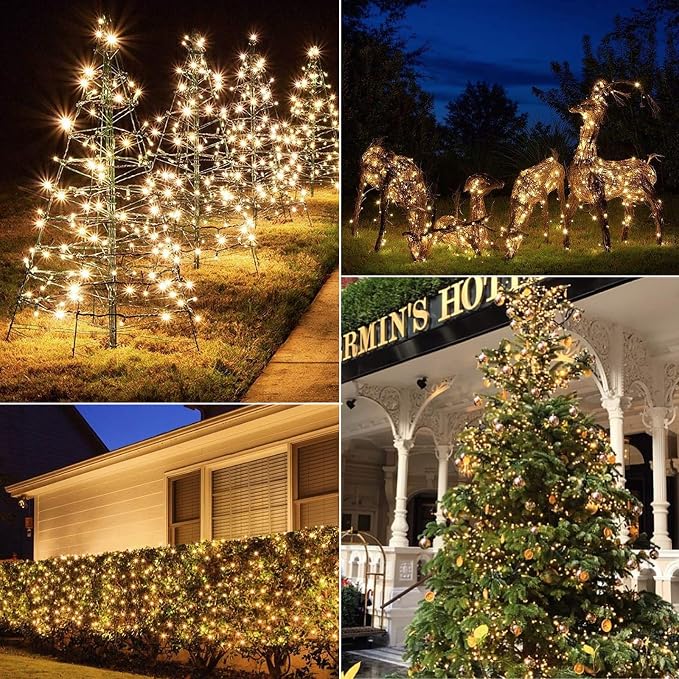 Brightown Battery Operated Christmas Lights 2 Pack 18 Feet 50 LED Clear Mini - Image 6