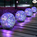 JKIMK Solar Globe Lights Outdoor Waterproof-Solar Balls by JKIMK