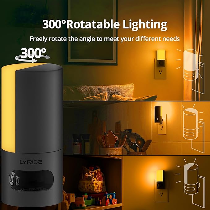 Lyridz Plug-in LED Amber Night Light - Image 2