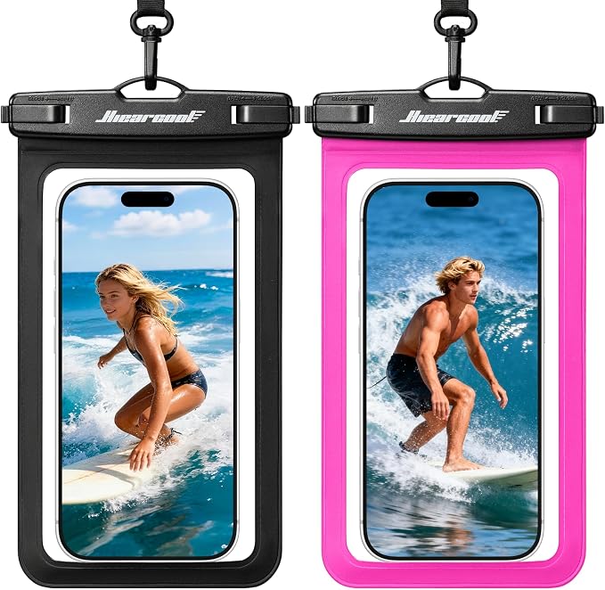 Hiearcool Waterproof Phone Pouch, Underwater Phone Cases Compatible by Hiearcool