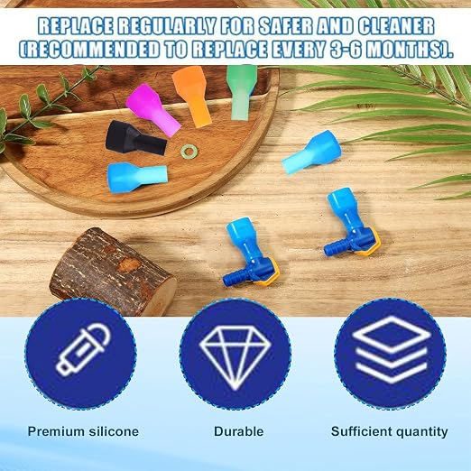 5pcs Bite Valve Replacement for Camelbak, Hydration Pack Mouthpiece - Image 5