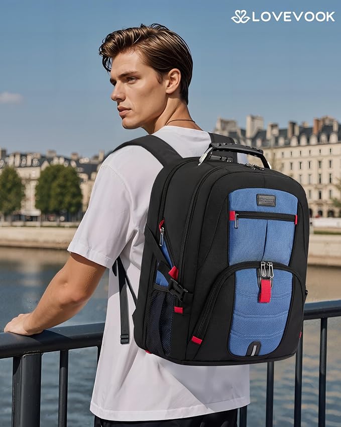 LOVEVOOK Travel Laptop Backpack Waterproof Anti Theft Backpack - Image 2