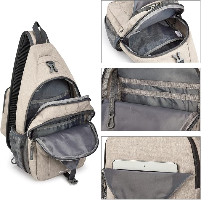 G4Free Sling Bag RFID Blocking Sling Backpack Crossbody Chest Bag Daypack - Image 5