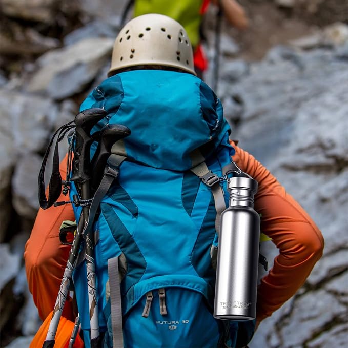 TRIPLE TREE 17 OZ Uninsulated Single Walled Stainless Steel Sports Water Bottle - Image 6