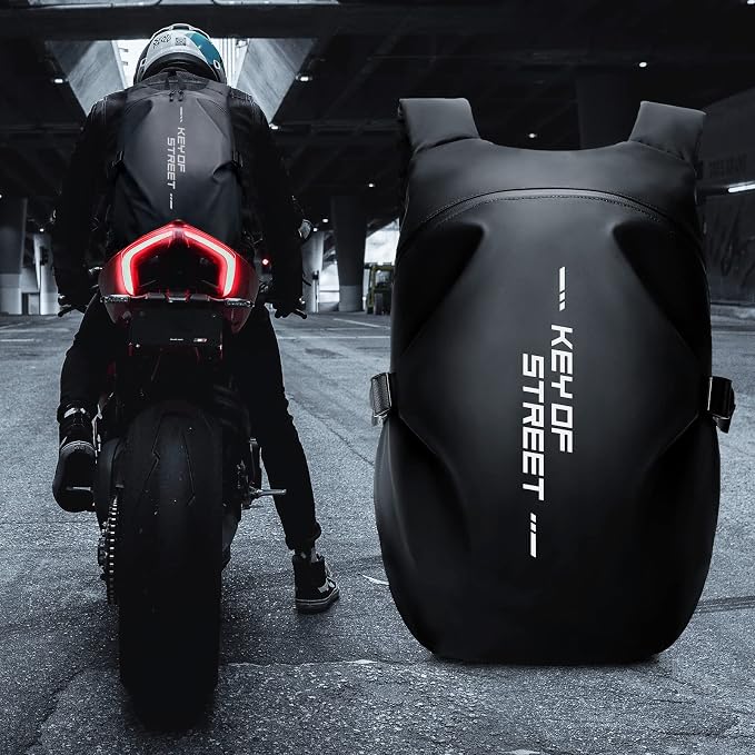 Motorcycle Backpack, waterproof helmet backpack - Image 8
