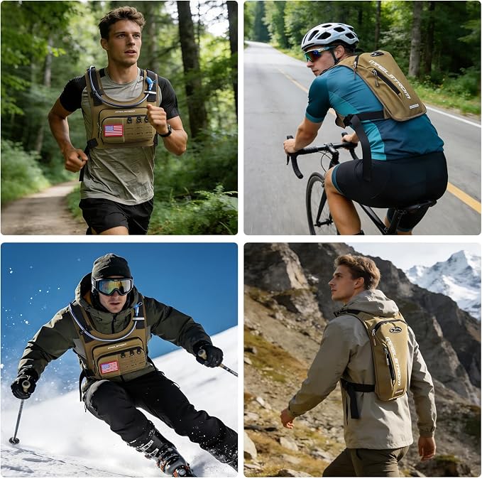 Maelstrom Running Vest, Detachable Hydration Backpack - Image 8
