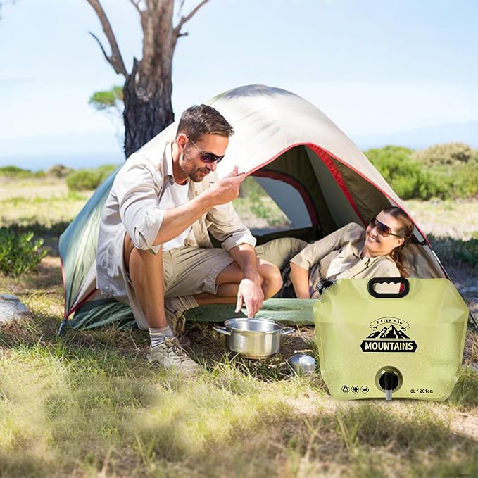 Collapsible 8L Water Storage Bag, BPA-Free Portable Folding Water Jug - Image 7