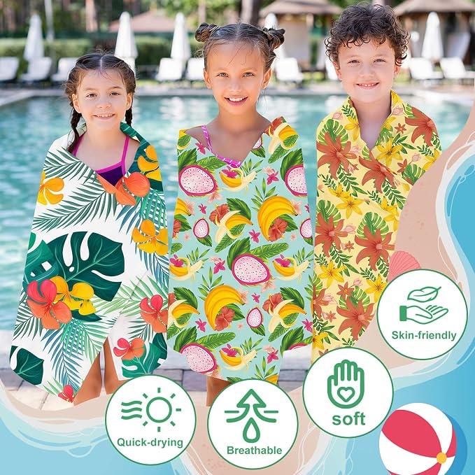 Peryiter 24 Pack Microfiber Oversize Turkish Beach Towel Set 12 Large Absorbent - Image 3