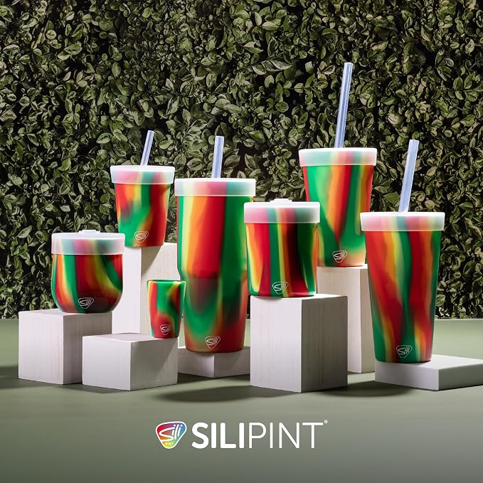Silipint: 32oz Silicone Straw Tumbler, Unbreakable, Dishwasher Safe - Image 5