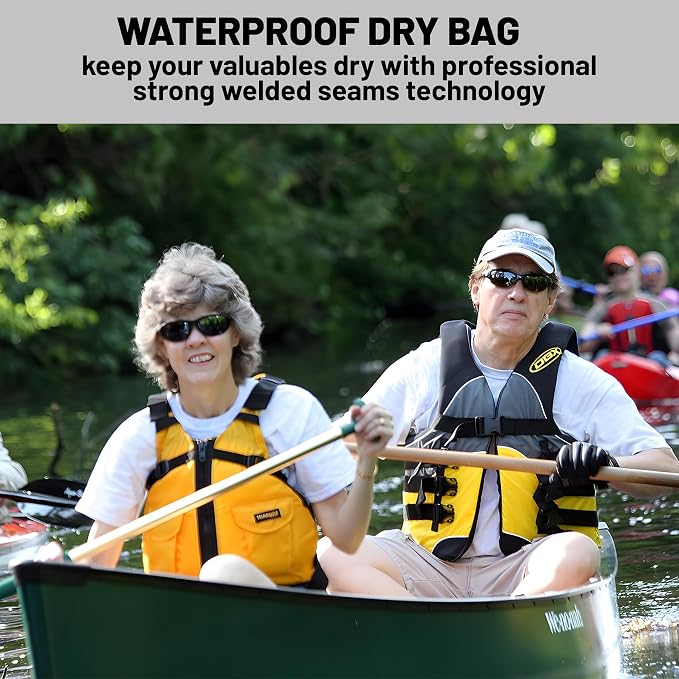 Waterproof Dry Bag, Sea Turtle Coral Starfish Small Waterproof Backpack - Image 5