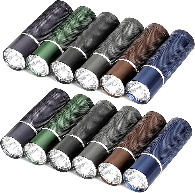 FASTPRO 12-Pack Flashlights Set, Aluminum LED Flashlights by FASTPRO