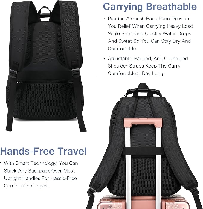 Boavan Laptop Backpack for men, 15.6 inch Laptop Bag - Image 3
