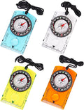 4 Pcs Outdoor Compass with Adjustable Declination, Scale. Multifunctional by Unknown