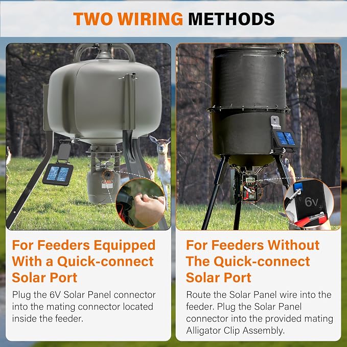 6V Solar Panel for Deer Feeder, Efficient Solar Panel Charger w/Adjustable - Image 6