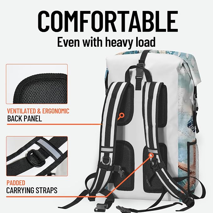 Dry Bags Waterproof for Marine Kayaking Boating Camping Swimming Keeps Gear - Image 6