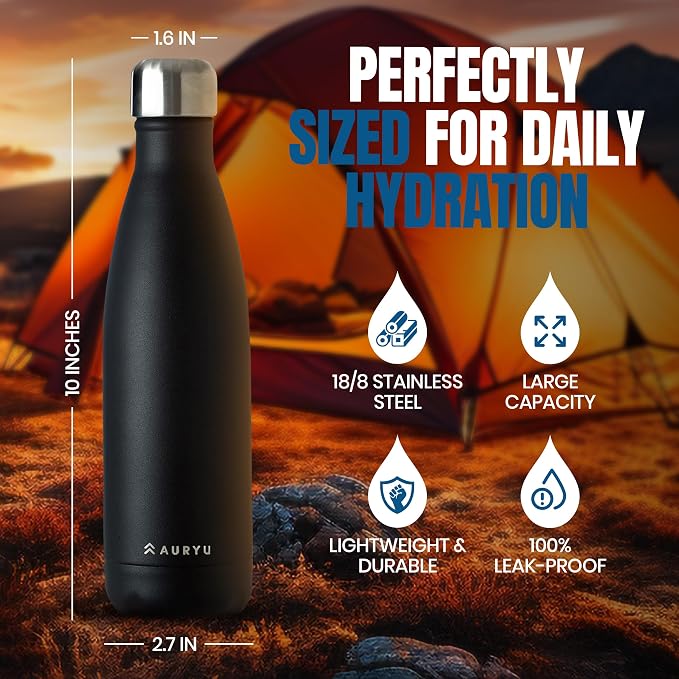 Best in Class Triple-Walled Insulated Stainless Steel Water Bottle, Keeps your - Image 2