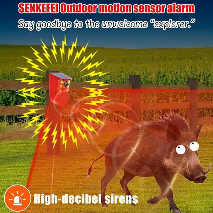 Solar Motion Sensor Alarm Device - Image 3