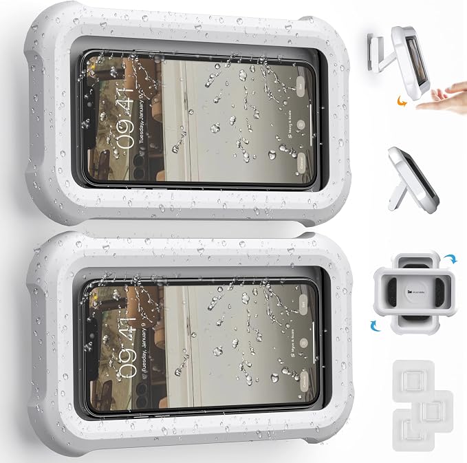 Mistriddle Waterproof Shower Phone Holder by Mistriddle