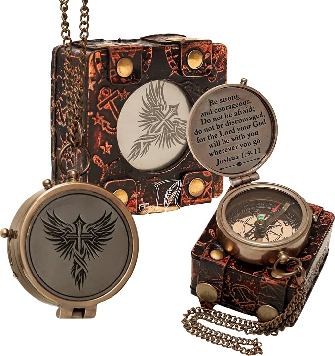 Handmade Brass Antique Compass by ELYTHOS