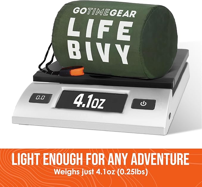 Go Time Gear Life Bivy Emergency Survival Sleeping Bag Thermal Bivy - Image 4