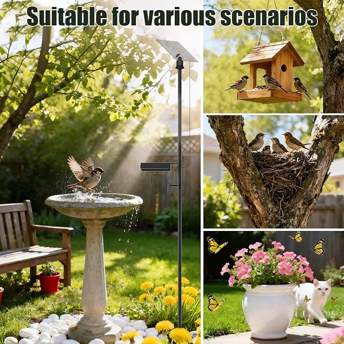 Ground Stake Mount Stand for Outdoor Cameras and Solar Panels, Adjustable - Image 6