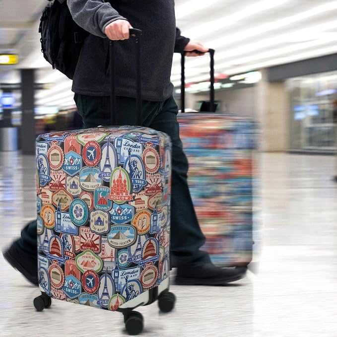 Explore Land Travel Luggage Cover Suitcase Protector Fits 27-30 Inch Case - Image 7
