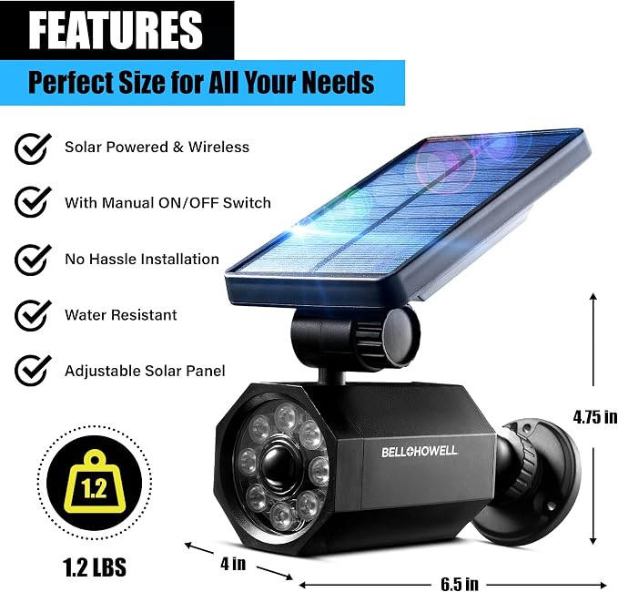 Bell+Howell Bionic Spotlight LED Solar Lights Solar-Powered Spot Light - Image 7