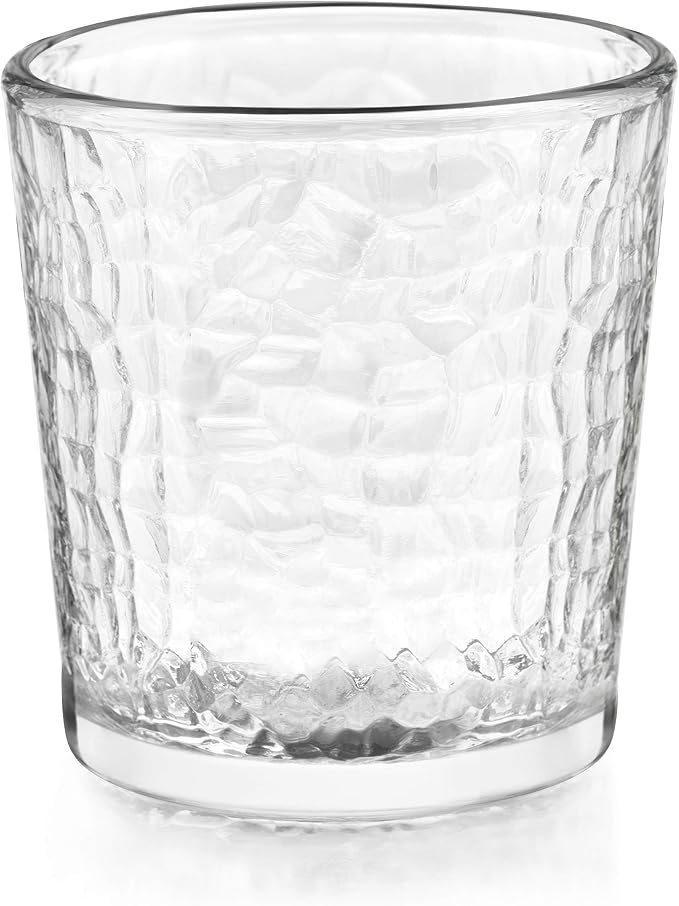 Libbey Yucatan Tumbler and Rock Drinking Glasses Set, Textured 16 Piece - Image 8