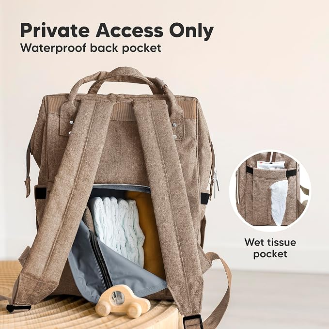 KeaBabies Baby Diaper Bag Backpack - Image 5