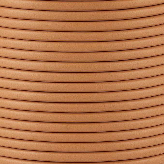 Mandala Crafts Round Genuine Camel Leather Cord - Image 3