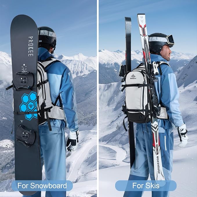 Ski and Snowboard Hydration Backpack, - Image 6