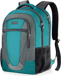 BIKROD Teal Backpack for Woman and Men, Travel Laptop School Backpack for Teens by PRISTINEBAGUS