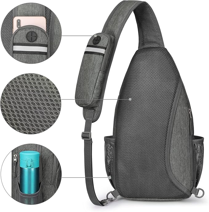 G4Free Sling Chest Bag RFID Crossbody Backpack Shoulder Bag - Image 4