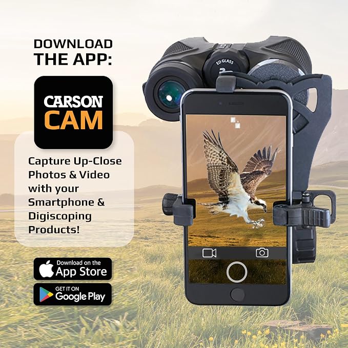 Carson HookUpz 2.0 Universal Smartphone Optics Digiscoping Adapter - Image 2