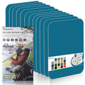 Cahomo 7.9x3.9 inch 12 PCS Nylon Repair Patch Nylon Repair Tape Self Adhesive by Cahomo