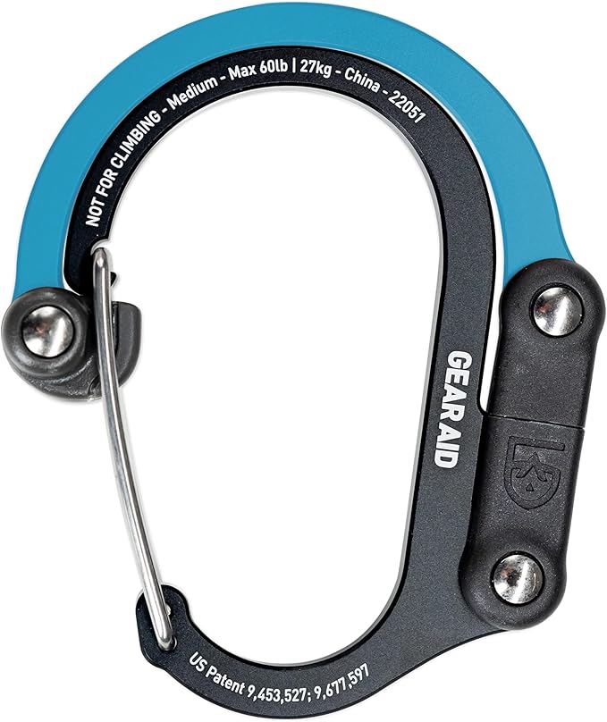 GEAR AID HEROCLIP 360° Swivel Carabiner Gear Clip and Hook - Image 2