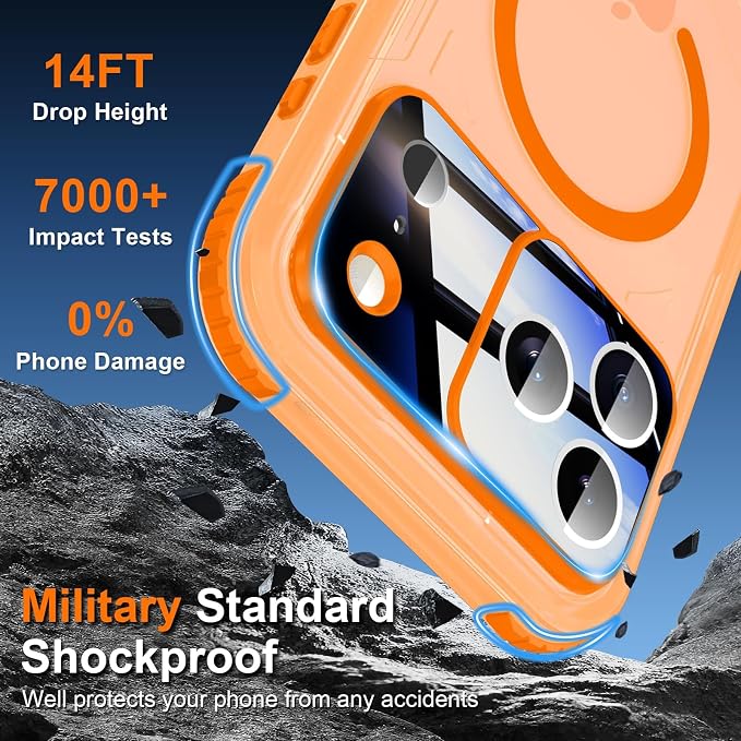WIFORT for iPhone 17 Pro Waterproof Case, - Image 8