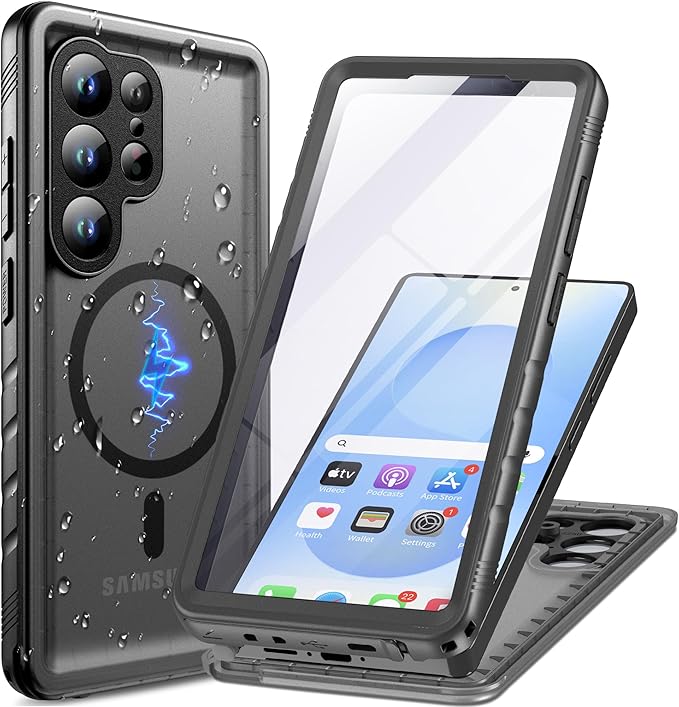 Cozycase for S25 Ultra Waterproof Shockproof Dustproof Case by Cozycase